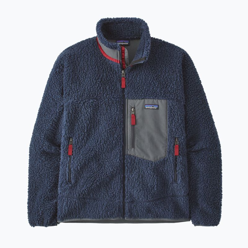 Pánská fleecová mikina Patagonia Classic Retro-X new navy w/wax red 8