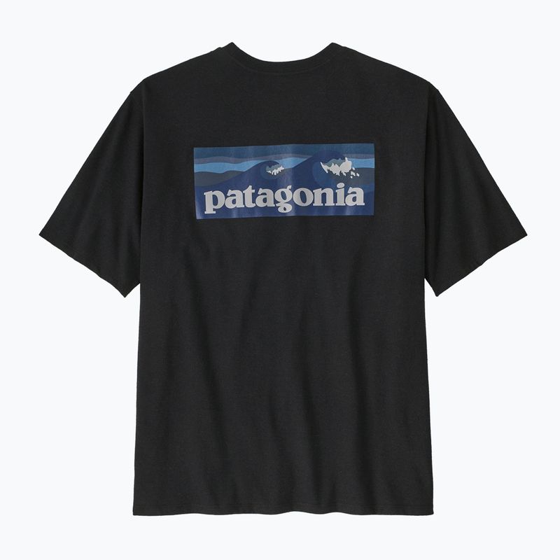 Pánské tričko Patagonia Boardshort Logo Pocket Responsibili ink black 3