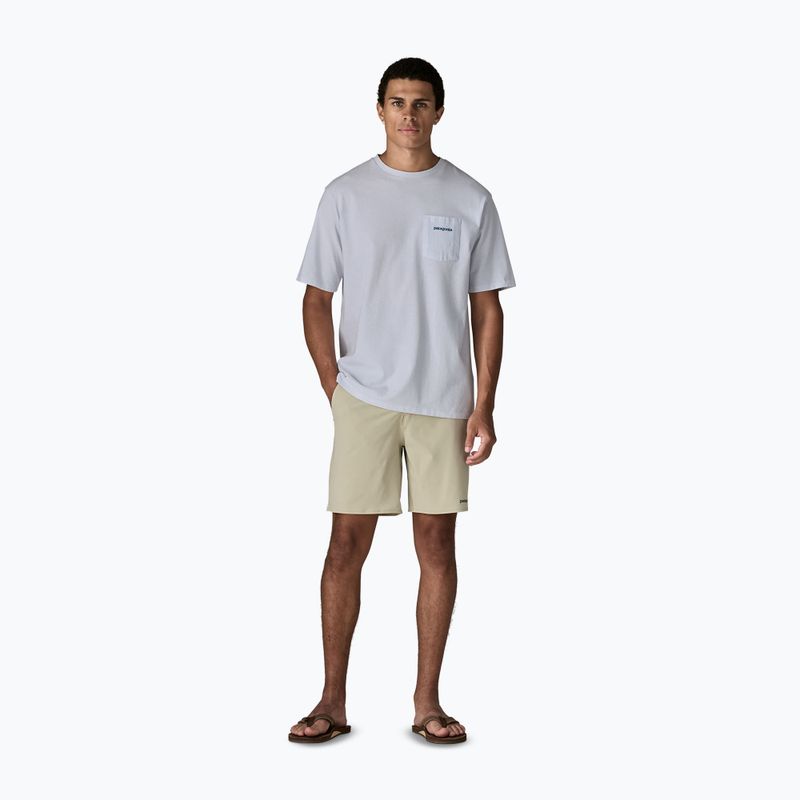 Pánské tričko Patagonia Boardshort Logo Pocket Responsibili white 2