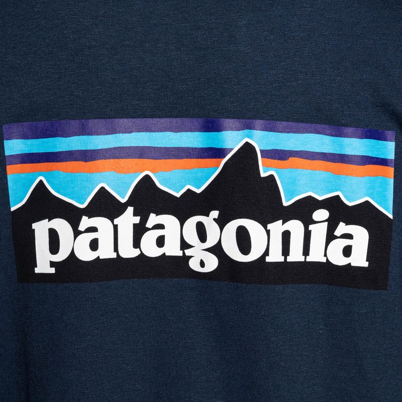 Dámské trekingové tričko Patagonia P-6 Logo Responsibili-Tee LS tidepool blue 6