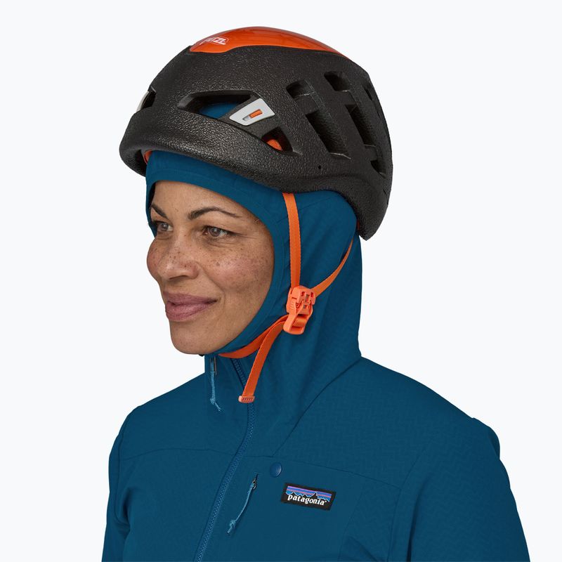 Dámská softshellová bunda Patagonia R1 CrossStrata Hoody lagom blue 4