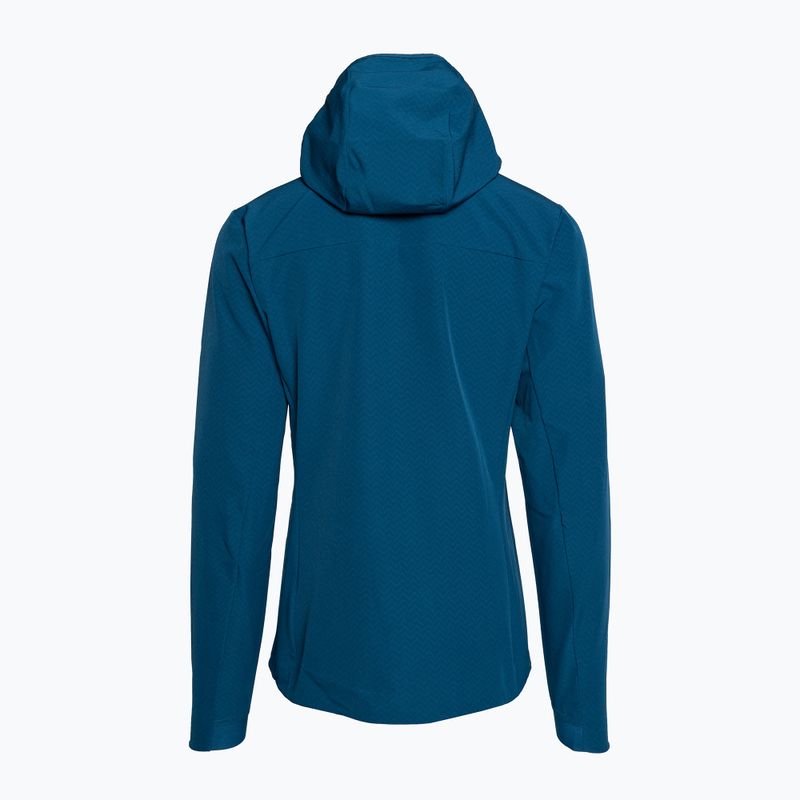 Dámská softshellová bunda Patagonia R1 CrossStrata Hoody lagom blue 11