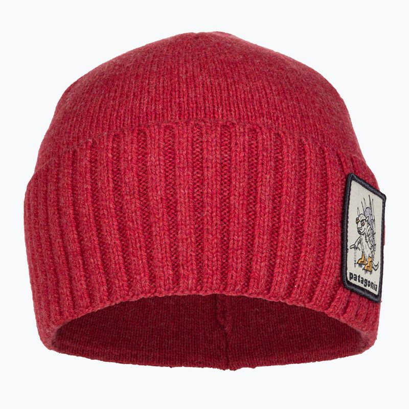 Čepice Patagonia Brodeo Beanie fun hogs armadillo/touring red trekkingová čepice 2