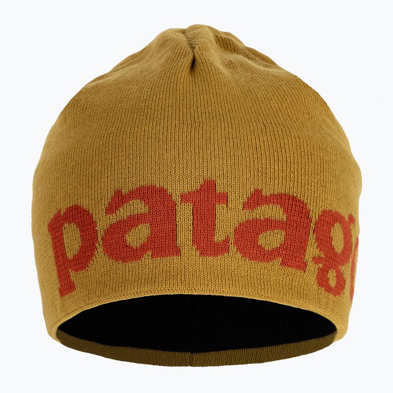 Patagonia Beanie logo belwe / cosmic gold trekingová čepice 2