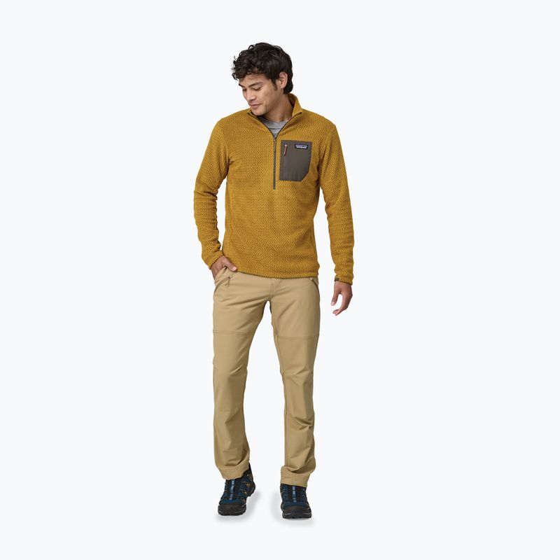Pánská fleecová mikina Patagonia R1 Air Zip Neck cosmic gold 3
