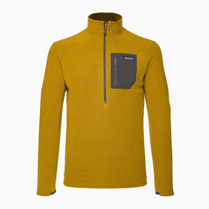 Pánská fleecová mikina Patagonia R1 Air Zip Neck cosmic gold 5