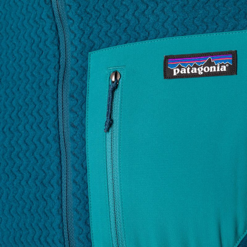 Pánská fleecová mikina Patagonia R1 Air Zip Neck lagom blue 5