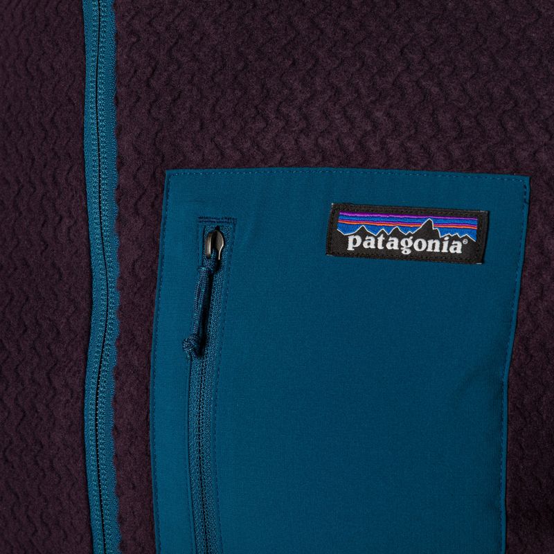 Pánská trekingová mikina Patagonia R1 Air Full-Zip obsidian plum 5