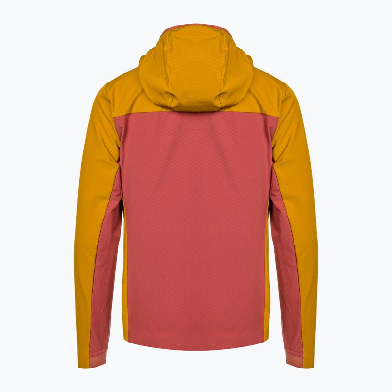 Dámská softshellová bunda Patagonia R1 CrossStrata Hoody burl red 2