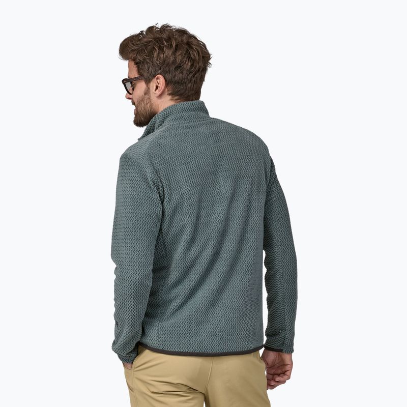 Pánská fleecová mikina Patagonia R1 Air Zip Neck nouveau green 2