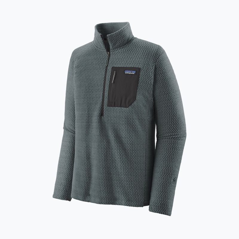 Pánská fleecová mikina Patagonia R1 Air Zip Neck nouveau green 8