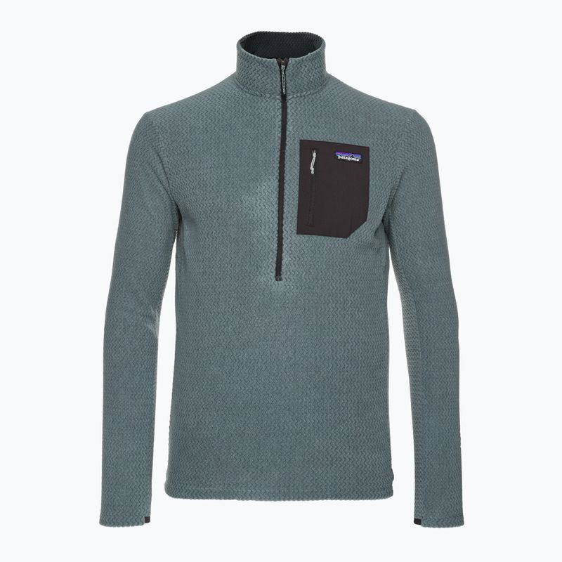 Pánská fleecová mikina Patagonia R1 Air Zip Neck nouveau green 4