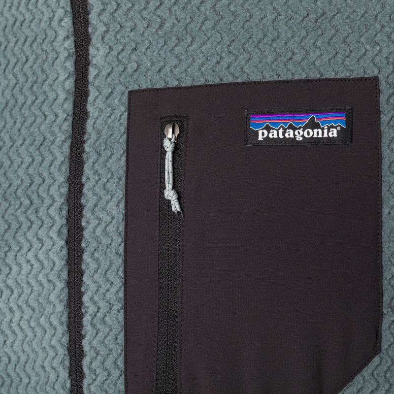 Pánská fleecová mikina Patagonia R1 Air Zip Neck nouveau green 6