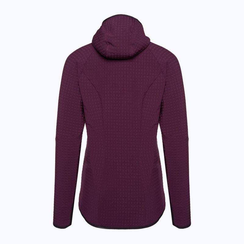 Dámská softshellová bunda Patagonia R2 TechFace Hoody night plum 2