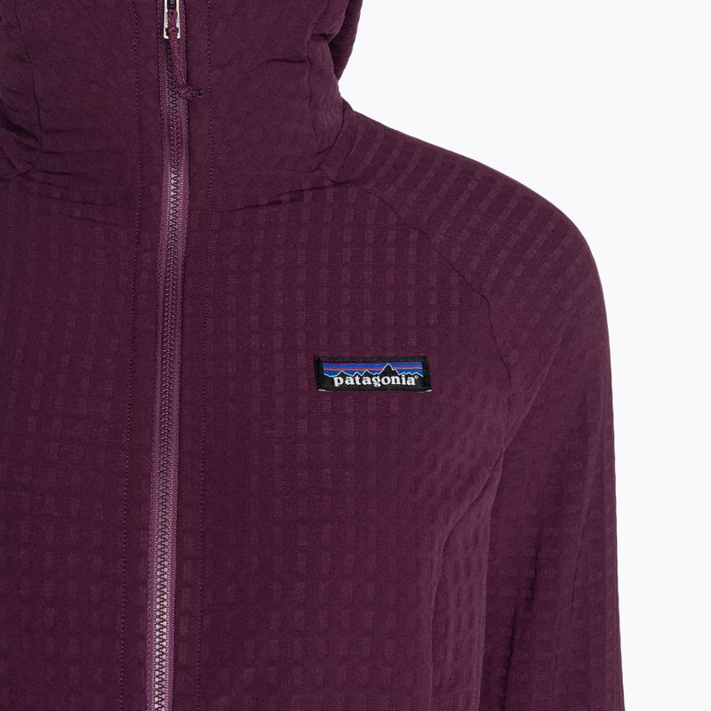 Dámská softshellová bunda Patagonia R2 TechFace Hoody night plum 3