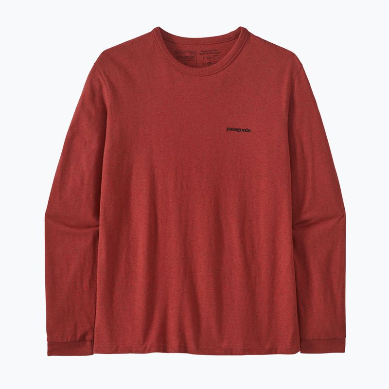 Dámské trekingové tričko Patagonia P-6 Logo Responsibili-Tee LS burl red 5