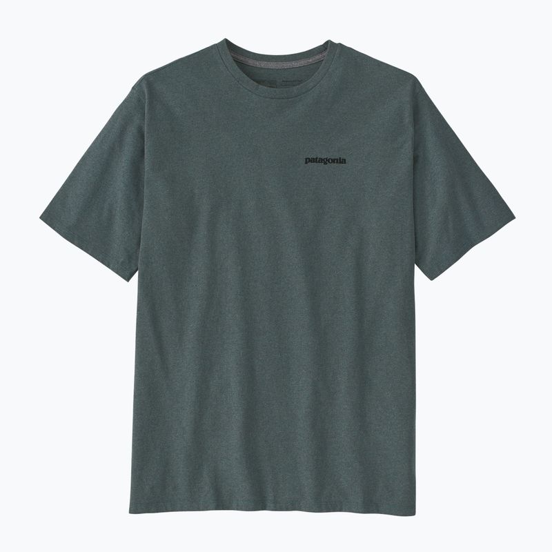 Pánské trekové tričko Patagonia P-6 Logo Responsibili-Tee nouveau green 3