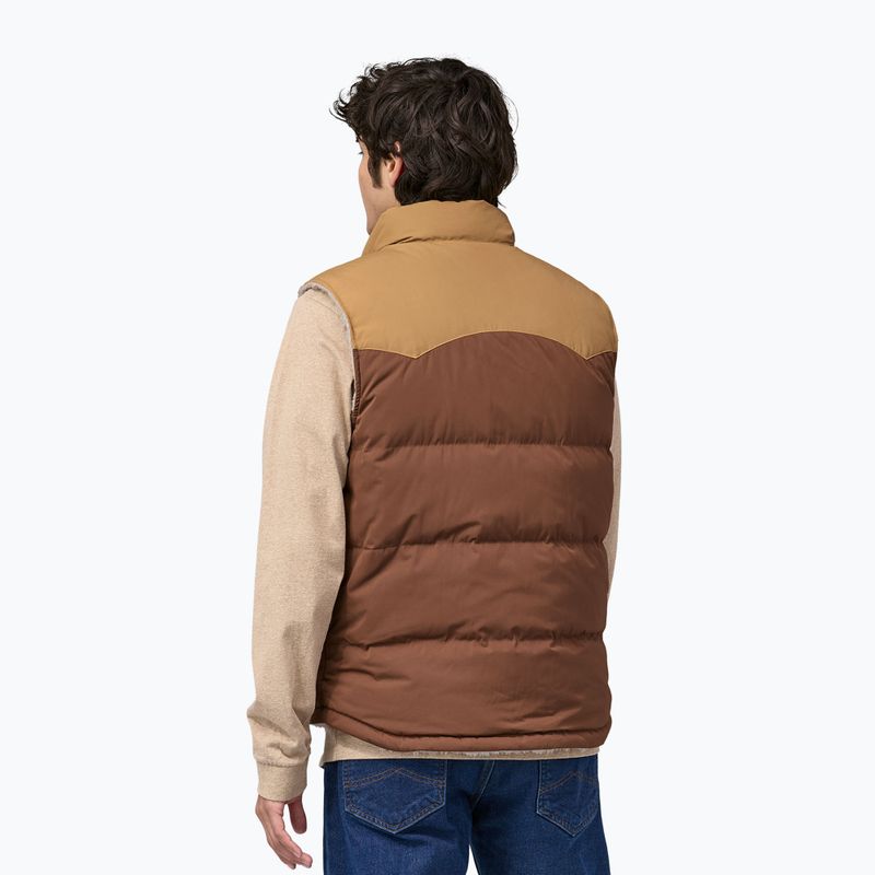 Pánská vesta Patagonia Reversible Bivy Down moose brown 2