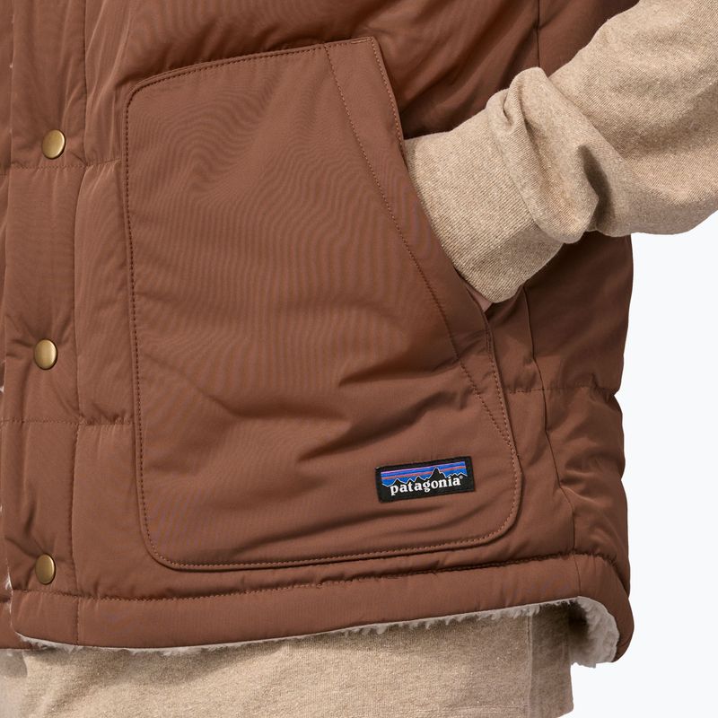 Pánská vesta Patagonia Reversible Bivy Down moose brown 3