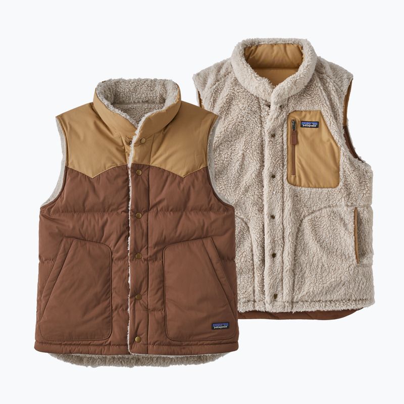 Pánská vesta Patagonia Reversible Bivy Down moose brown 8