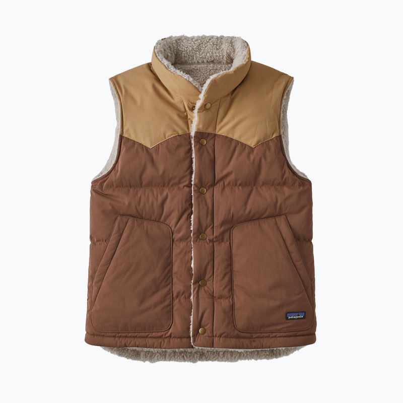 Pánská vesta Patagonia Reversible Bivy Down moose brown 9