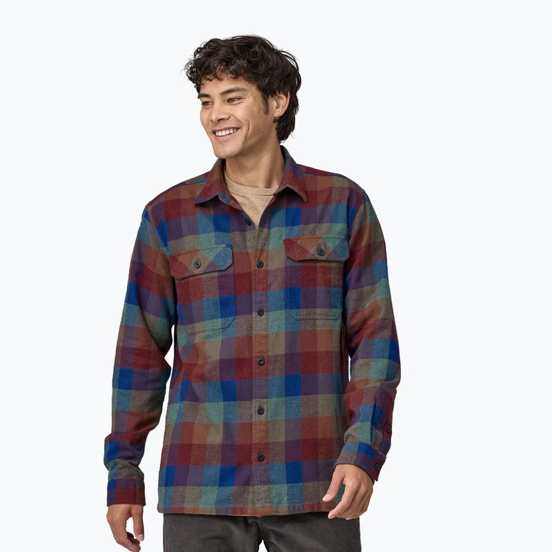 Pánská košilePatagonia Organic Cotton MW Fjord Flannel guides/superior blue