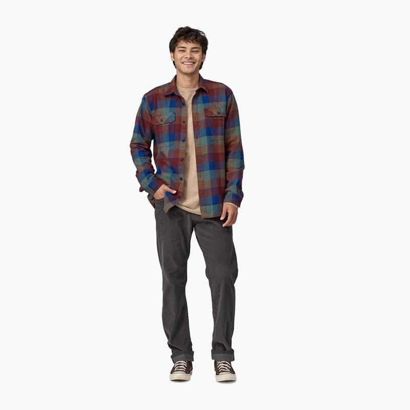 Pánská košilePatagonia Organic Cotton MW Fjord Flannel guides/superior blue 3