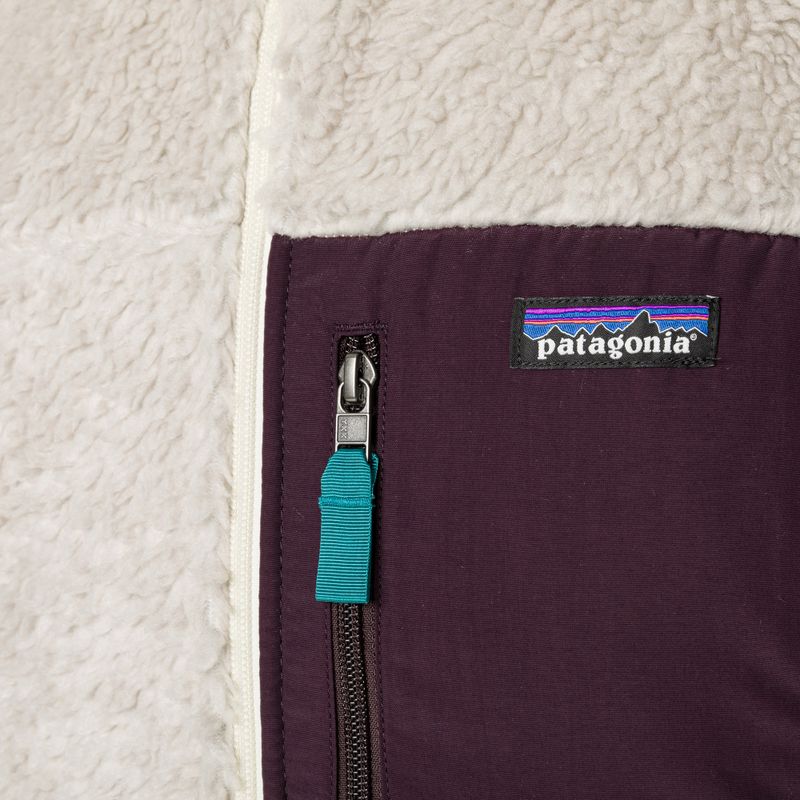 Pánská fleecová mikina Patagonia Classic Retro-X, přírodní, se švestkami 5