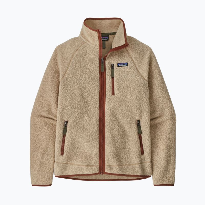 Pánská fleecová mikina Patagonia Retro Pile el cap khaki w/sisu brown  sweatshirt 11