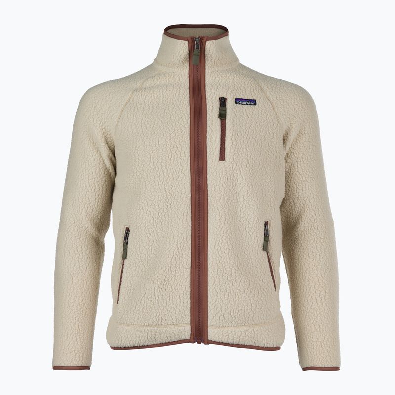 Pánská fleecová mikina Patagonia Retro Pile el cap khaki w/sisu brown  sweatshirt 7