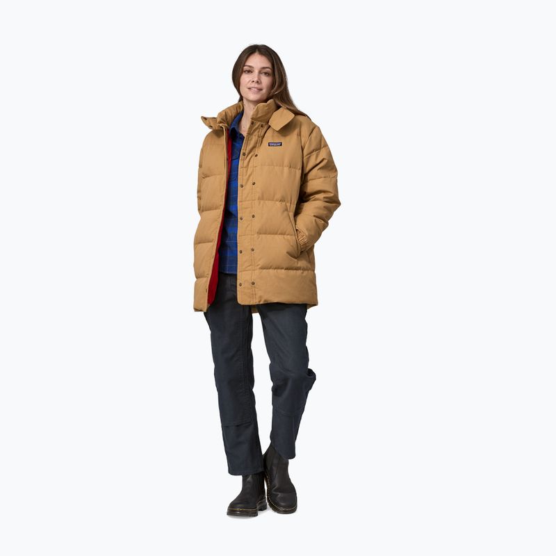 Dámský péřový kabát Patagonia Cotton Down Parka nest brown 3