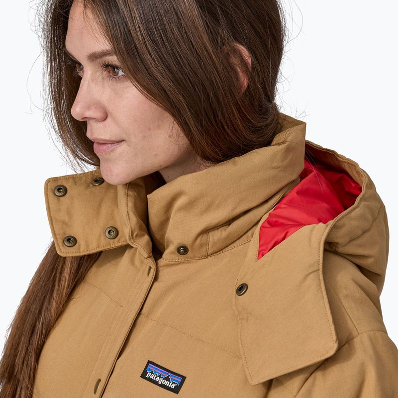 Dámský péřový kabát Patagonia Cotton Down Parka nest brown 5