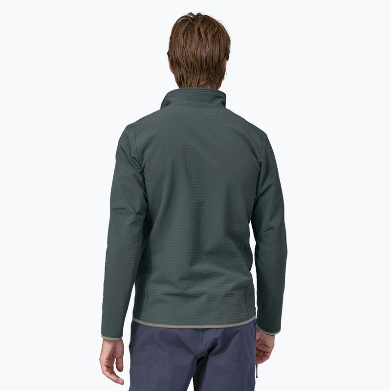 Pánská softshellová bunda Patagonia R2 TechFace nouveau green 2