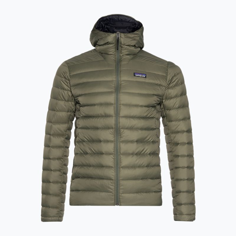 Pánská péřová bunda  Patagonia Down Sweater Hoody basin green 3