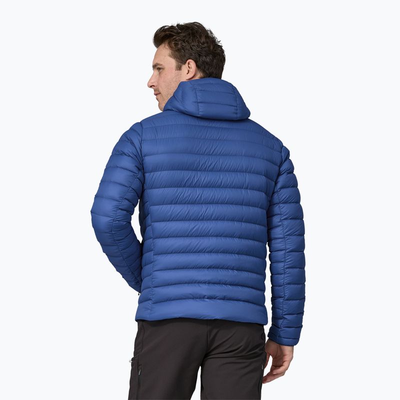 Pánská péřová bunda Patagonia Down Sweater Hoody passage blue 2