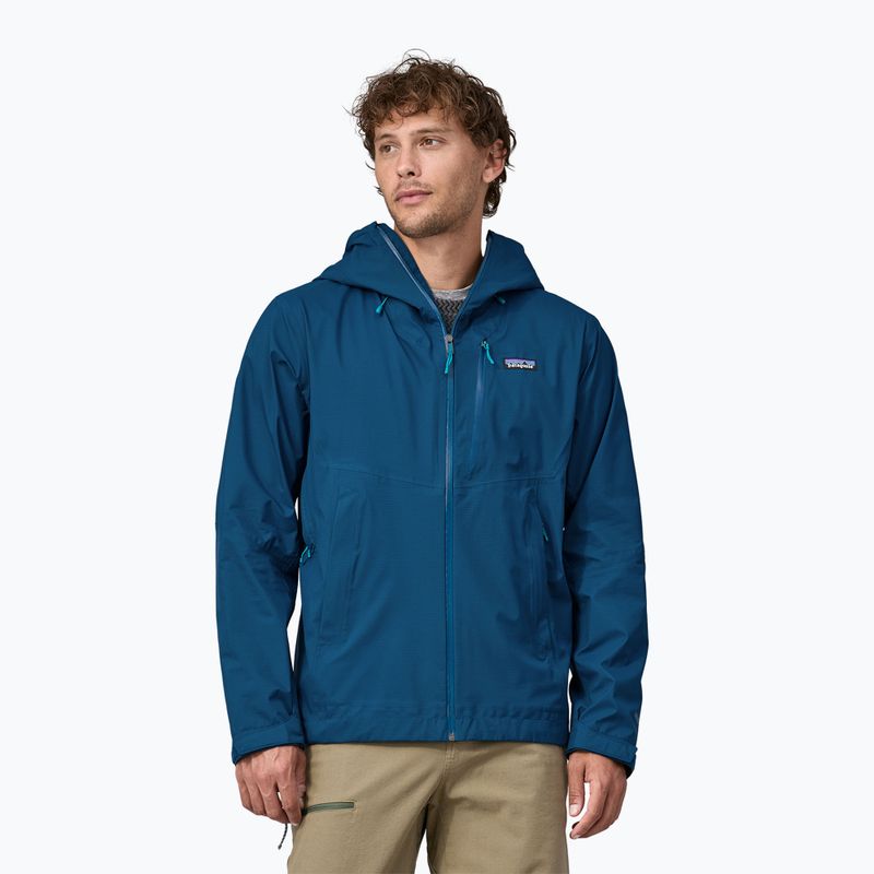 Pánská bunda do deště Patagonia Granite Crest Rain lagom blue