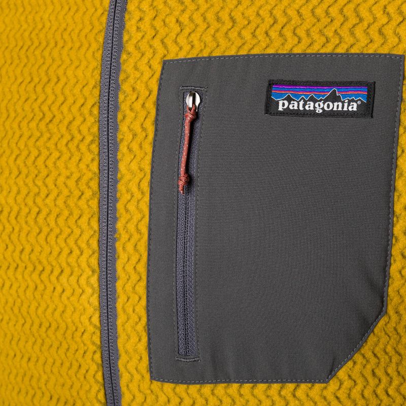 Pánská fleecová mikina Patagonia R1 Air Full-Zip cosmic gold 3
