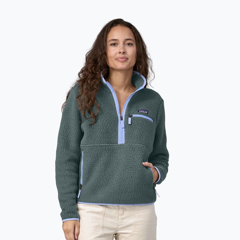 Dámská fleecová mikina Patagonia Retro Pile Marsupial nouveau green