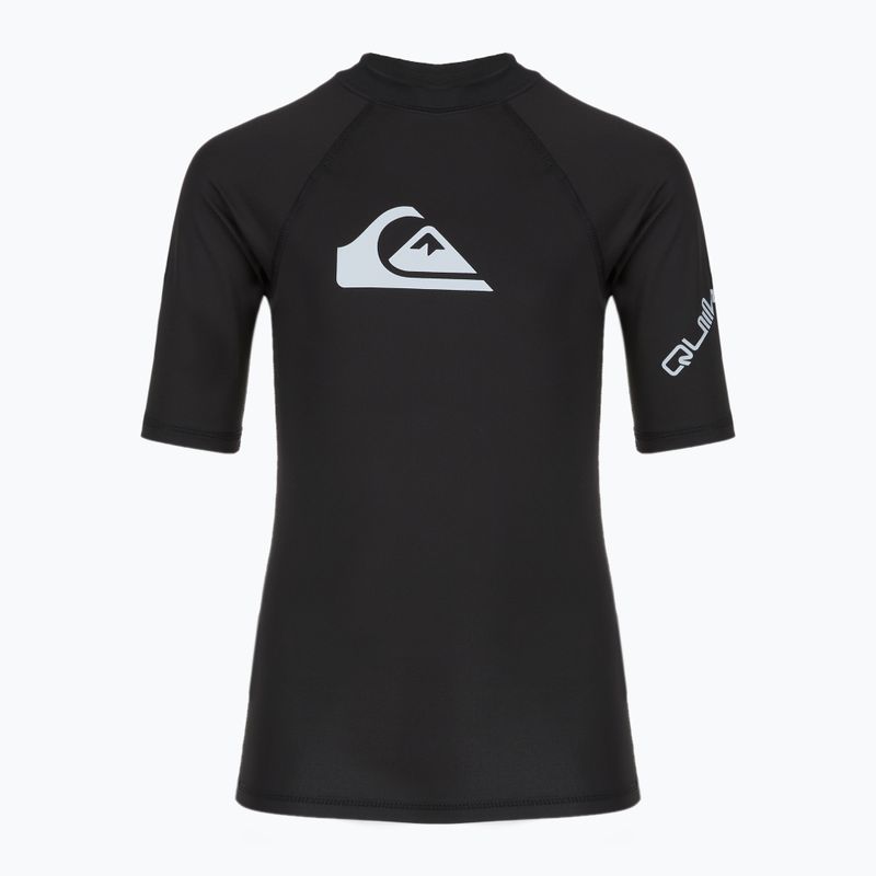 Dětské plavecké tričko Quiksilver All Time vallarta black