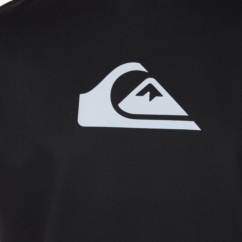 Dětské plavecké tričko Quiksilver Solid Streak black 3