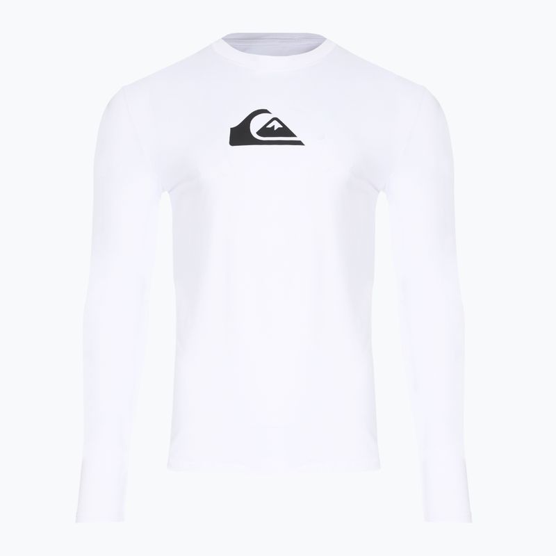 Pánské plavecké tričko Longsleeve Quiksilver Solid Streak white