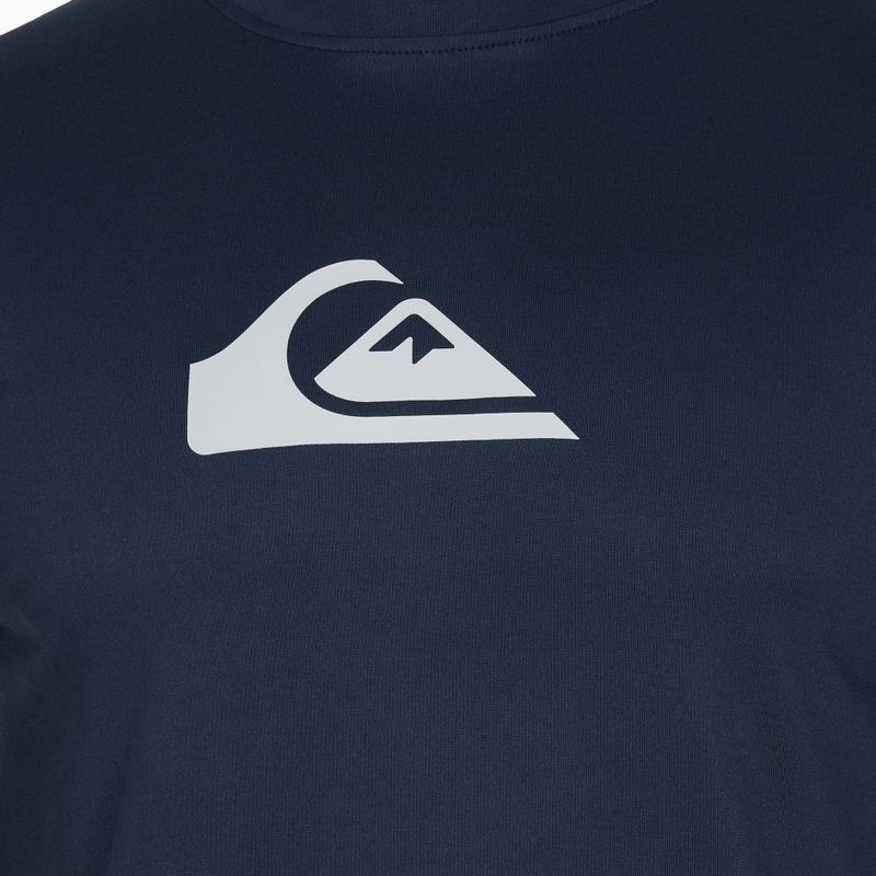 Pánské plavecké tričko Longsleeve Quiksilver Solid Streak navy blazer/grey  4