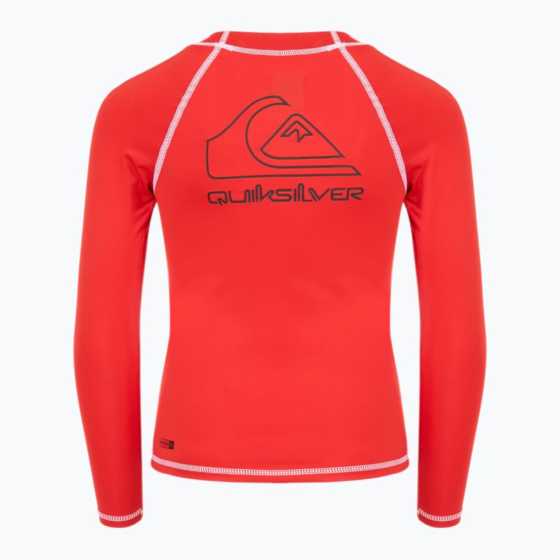 Dětské plavecké tričko Longsleeve Quiksilver On Tour red 2