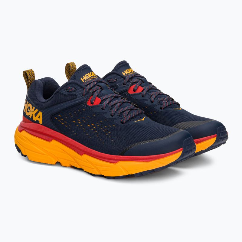 Pánská běžecká obuv HOKA Challenger 6 ATR Wide navy blue 1106513-OSRY 4
