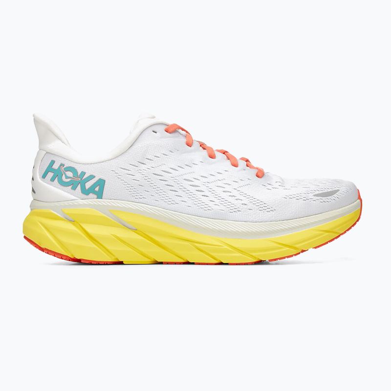 Pánské běžecké boty HOKA Clifton 8 Wide white 1121374-BDBI 11