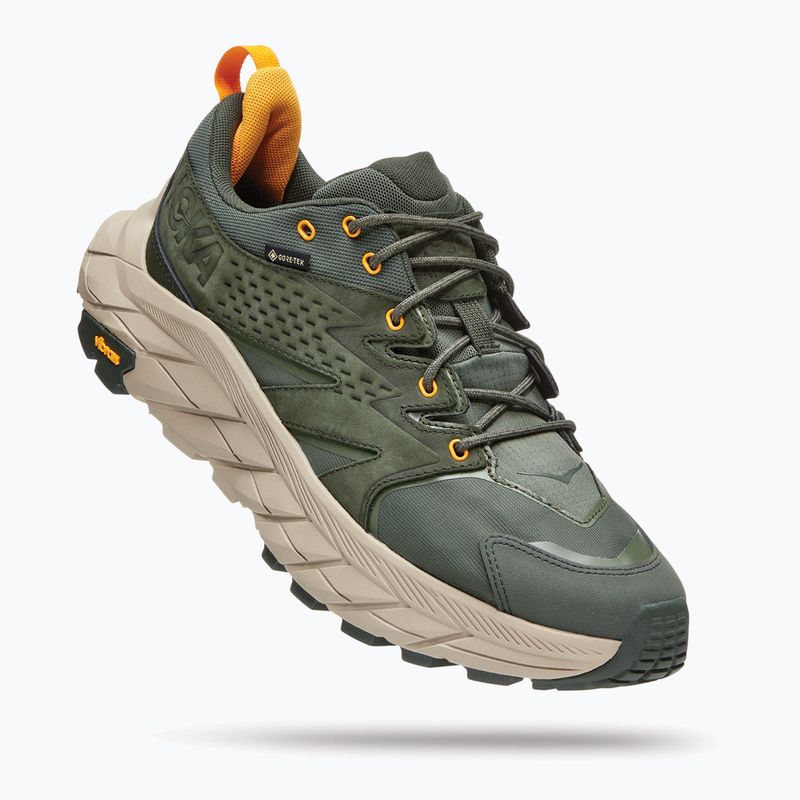 Pánské trekové boty HOKA Anacapa Low GTX green 1122017-DBRYL 12