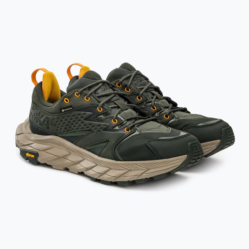 Pánské trekové boty HOKA Anacapa Low GTX green 1122017-DBRYL 4