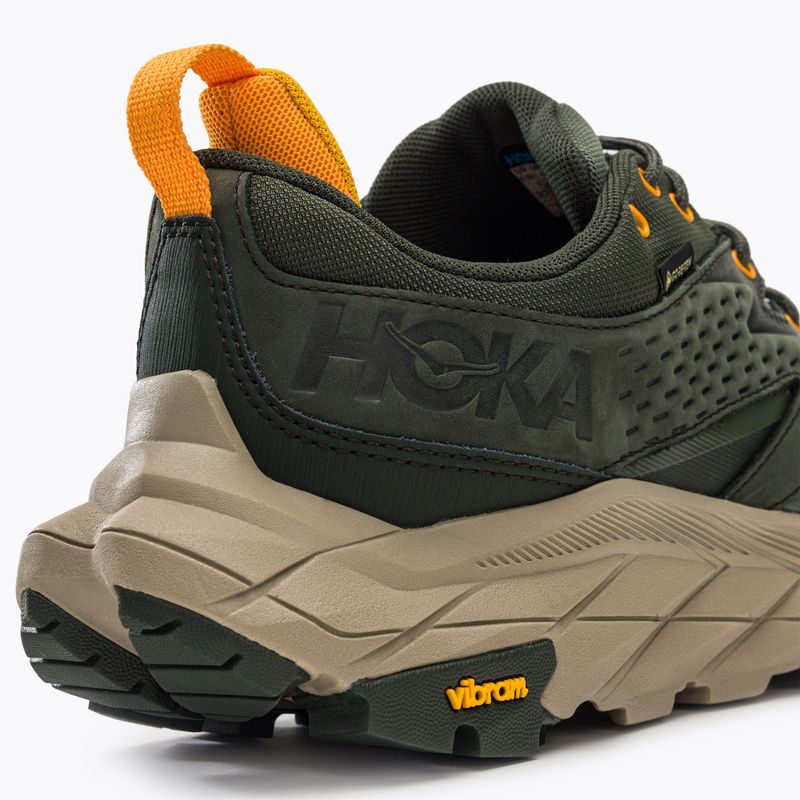 Pánské trekové boty HOKA Anacapa Low GTX green 1122017-DBRYL 8