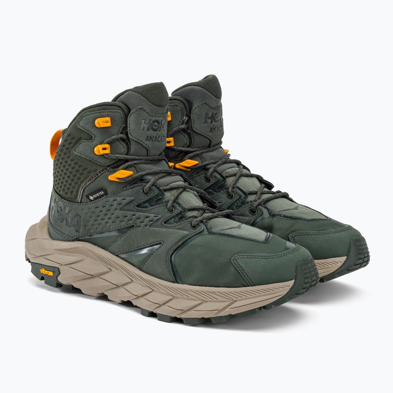Pánské trekové boty HOKA Anacapa Mid GTX green 1122018-TRYL 4