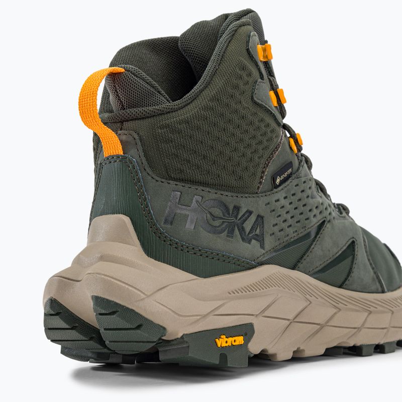 Pánské trekové boty HOKA Anacapa Mid GTX green 1122018-TRYL 8
